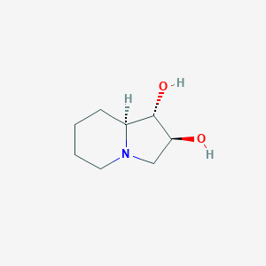 molecular formula C8H15NO2 B11785389 Lentiginosine 