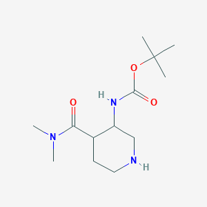 tert-Butyl (4-(dimethylcarbamoyl)piperidin-3-yl)carbamate