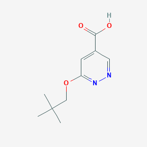 6-(Neopentyloxy)pyridazine-4-carboxylic acid