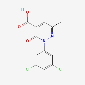 2-(3,5-Dichlorophenyl)-6-methyl-3-oxo-2,3-dihydropyridazine-4-carboxylic acid