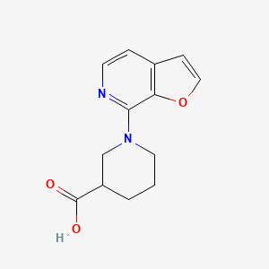 1-(Furo[2,3-c]pyridin-7-yl)piperidine-3-carboxylic acid