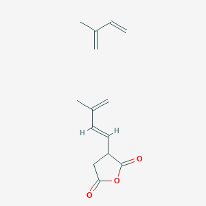 molecular formula C14H18O3 B1178558 Polyisopren-Pfropfpolymer mit Maleinsäureanhydrid CAS No. 139948-75-7