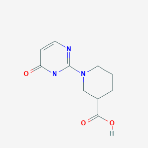 1-(1,4-Dimethyl-6-oxo-1,6-dihydropyrimidin-2-yl)piperidine-3-carboxylic acid