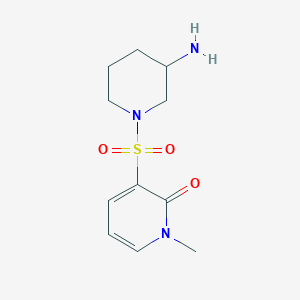 3-((3-Aminopiperidin-1-yl)sulfonyl)-1-methylpyridin-2(1H)-one