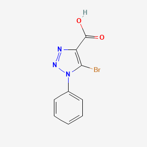 5-Bromo-1-phenyl-1H-1,2,3-triazole-4-carboxylic acid