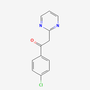 1-(4-Chlorophenyl)-2-(pyrimidin-2-yl)ethanone