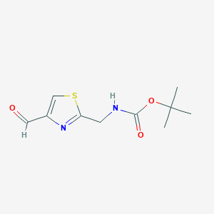 Tert-butyl ((4-formylthiazol-2-YL)methyl)carbamate