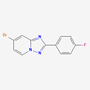 7-Bromo-2-(4-fluorophenyl)-[1,2,4]triazolo[1,5-a]pyridine