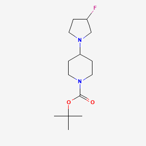 tert-Butyl 4-(3-fluoropyrrolidin-1-yl)piperidine-1-carboxylate