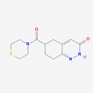 6-(Thiomorpholine-4-carbonyl)-5,6,7,8-tetrahydrocinnolin-3(2H)-one