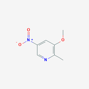 molecular formula C7H8N2O3 B11785800 3-Methoxy-2-methyl-5-nitropyridine 