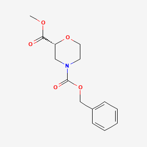 (R)-4-Benzyl 2-methyl morpholine-2,4-dicarboxylate