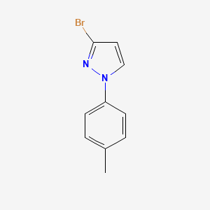 molecular formula C10H9BrN2 B11785859 3-Bromo-1-(p-tolyl)-1H-pyrazole 