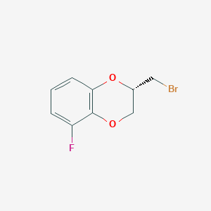 (S)-2-(Bromomethyl)-5-fluoro-2,3-dihydrobenzo[b][1,4]dioxine