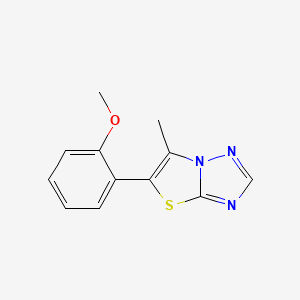 5-(2-Methoxyphenyl)-6-methylthiazolo[3,2-B][1,2,4]triazole