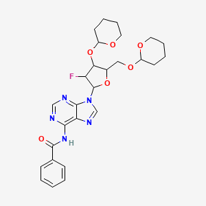 Benzamide,N-[9-[2-deoxy-2-fluoro-3,5-bis-O-(tetrahydro-2H-pyran-2-yl)-b-D-arabinofuranosyl]-9H-purin-6-yl]-