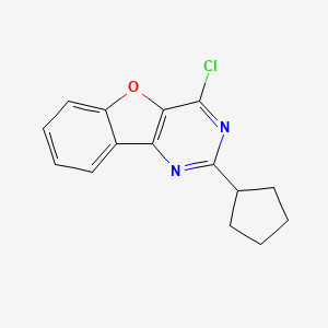 4-Chloro-2-cyclopentylbenzofuro[3,2-d]pyrimidine