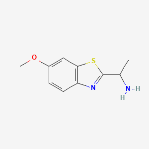 1-(6-Methoxybenzo[d]thiazol-2-yl)ethanamine