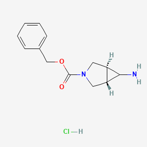 (1S,5S)-Benzyl 6-amino-3-azabicyclo[3.1.0]hexane-3-carboxylate hydrochloride