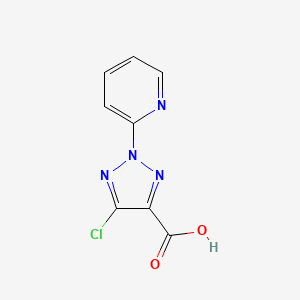 5-Chloro-2-(pyridin-2-yl)-2H-1,2,3-triazole-4-carboxylic acid