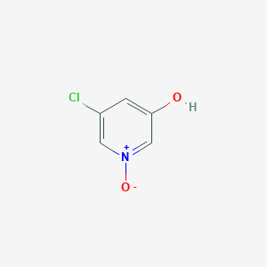 molecular formula C5H4ClNO2 B1178603 3-Chloro-5-hydroxypyridine 1-oxide CAS No. 130115-93-4