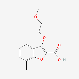 3-(2-Methoxyethoxy)-7-methylbenzofuran-2-carboxylic acid