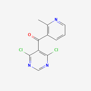 (4,6-Dichloropyrimidin-5-yl)(2-methylpyridin-3-yl)methanone