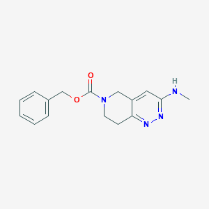 Benzyl 3-(methylamino)-7,8-dihydropyrido[4,3-C]pyridazine-6(5H)-carboxylate