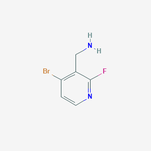 (4-Bromo-2-fluoropyridin-3-yl)methanamine