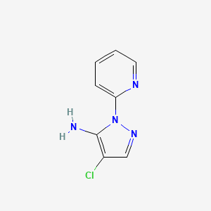 4-Chloro-1-(pyridin-2-yl)-1H-pyrazol-5-amine