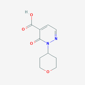 3-Oxo-2-(tetrahydro-2H-pyran-4-yl)-2,3-dihydropyridazine-4-carboxylic acid