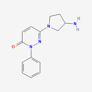 6-(3-Aminopyrrolidin-1-yl)-2-phenylpyridazin-3(2H)-one