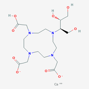 calcium;2-[4-(carboxylatomethyl)-10-(carboxymethyl)-7-[(2R,3S)-1,3,4-trihydroxybutan-2-yl]-1,4,7,10-tetrazacyclododec-1-yl]acetate