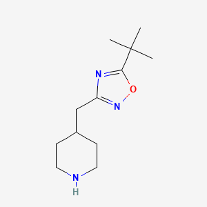 5-(tert-Butyl)-3-(piperidin-4-ylmethyl)-1,2,4-oxadiazole