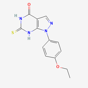 1-(4-Ethoxyphenyl)-6-mercapto-1H-pyrazolo[3,4-d]pyrimidin-4(5H)-one