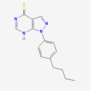 1-(4-Butylphenyl)-1H-pyrazolo[3,4-d]pyrimidine-4-thiol