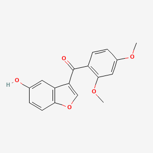 (2,4-Dimethoxyphenyl)(5-hydroxybenzofuran-3-yl)methanone