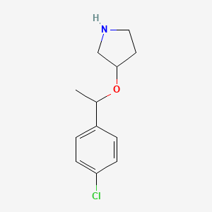 3-(1-(4-Chlorophenyl)ethoxy)pyrrolidine