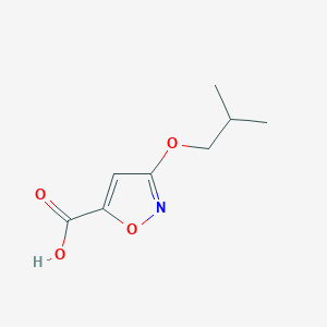 molecular formula C8H11NO4 B11786664 3-Isobutoxyisoxazole-5-carboxylic acid 