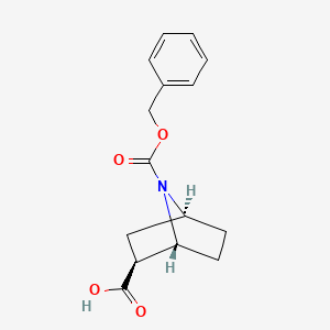 (1R,2S,4S)-7-phenylmethoxycarbonyl-7-azabicyclo[2.2.1]heptane-2-carboxylic acid