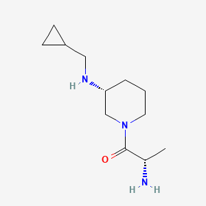 (S)-2-Amino-1-((R)-3-((cyclopropylmethyl)amino)piperidin-1-yl)propan-1-one