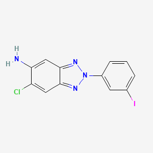 6-Chloro-2-(3-iodophenyl)-2H-benzo[d][1,2,3]triazol-5-amine