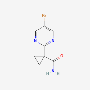 1-(5-Bromopyrimidin-2-YL)cyclopropanecarboxamide