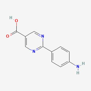 2-(4-Aminophenyl)pyrimidine-5-carboxylic acid