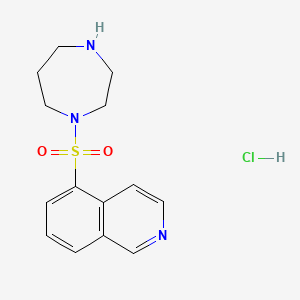 molecular formula C14H18ClN3O2S B1178682 Fasudil hydrochloride CAS No. 133337-43-6