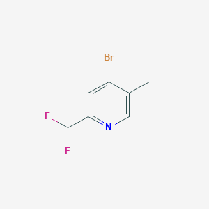 4-Bromo-2-(difluoromethyl)-5-methylpyridine