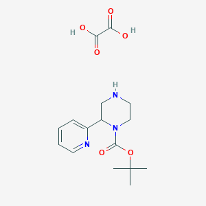 tert-Butyl 2-(pyridin-2-yl)piperazine-1-carboxylate oxalate