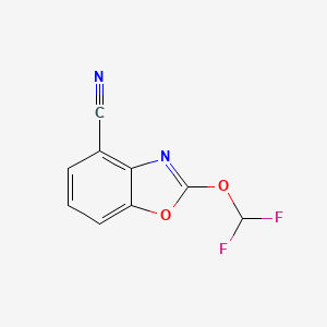 2-(Difluoromethoxy)benzo[d]oxazole-4-carbonitrile