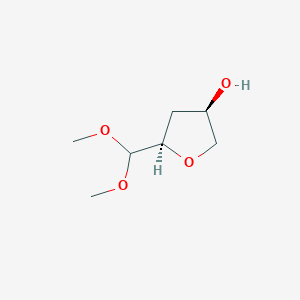 (3R,5R)-5-(Dimethoxymethyl)tetrahydrofuran-3-OL