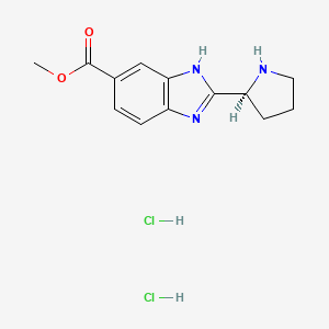 methyl 2-[(2S)-pyrrolidin-2-yl]-3H-benzimidazole-5-carboxylate;dihydrochloride